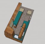 MB L2H2 2x lengtebank-bed -keuken B