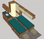 MB L2H2 2x lengtebank-bed -keuken NACHT